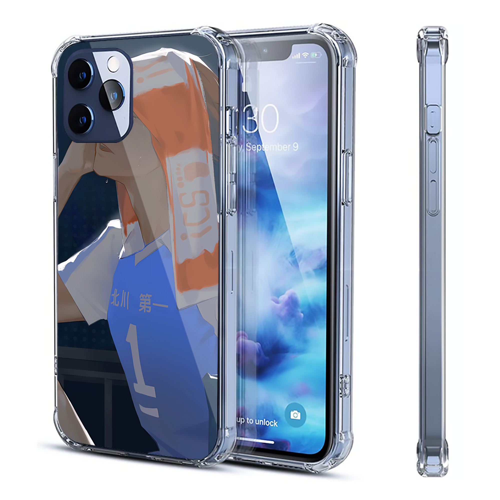 （画像用） ハイキュー!! Haikyu!! 【iPhone 12シリーズ対応】透明スマホケース（クリアソフトケース）
